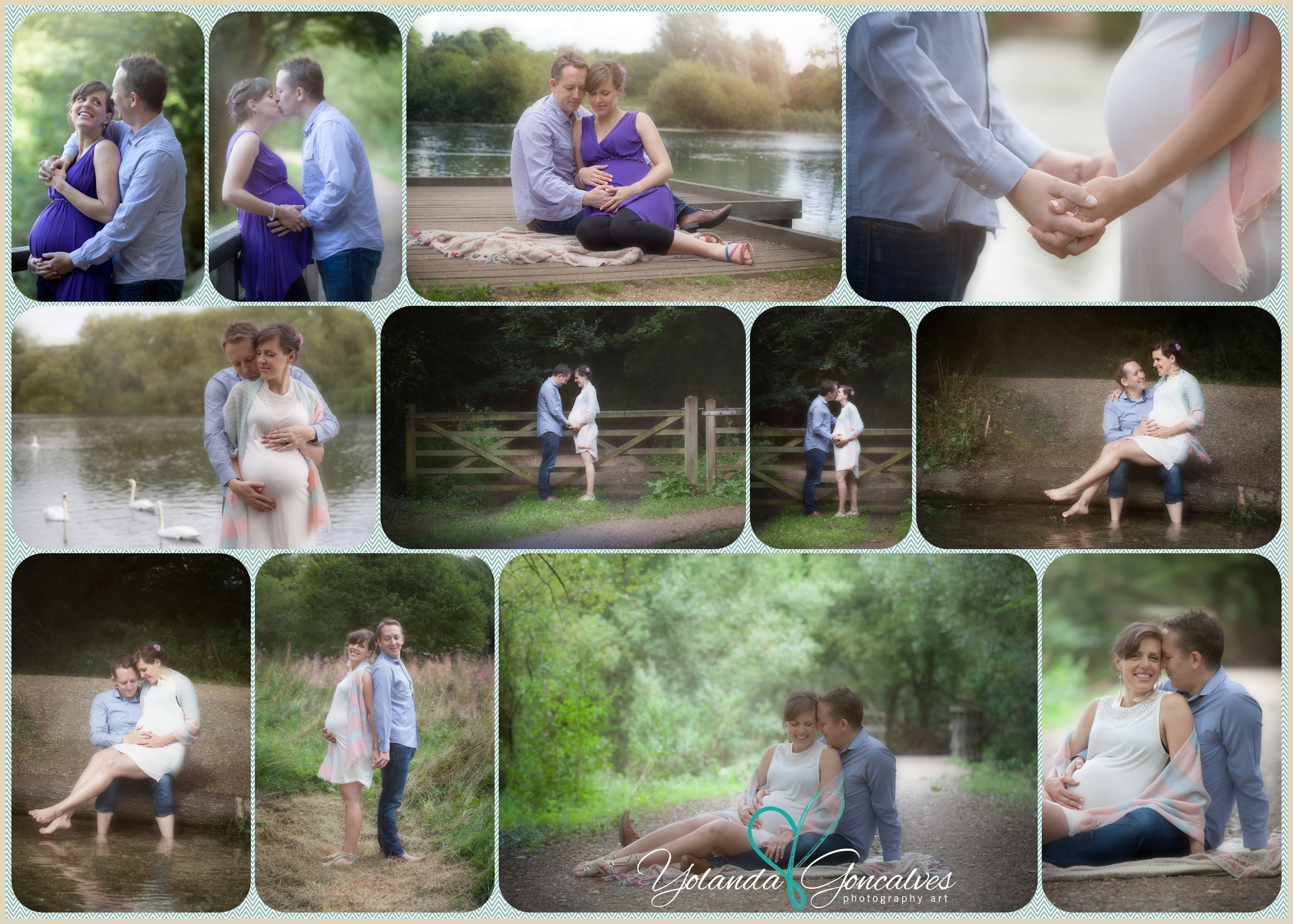 Couples Maternity Session in Hampshire, England
